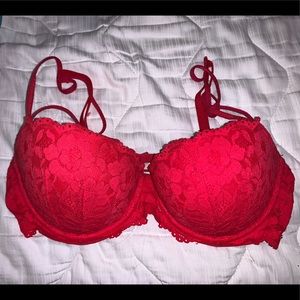 PINK BRA ~ 34D ~ Lace Red ❤️